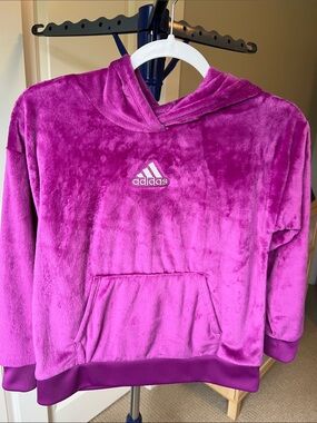 adidas Kids Plush Pullover Hoodie
